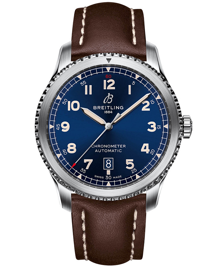 Часы Breitling Aviator 8 Automatic 41 A17315101C1X3 — мужские, синий