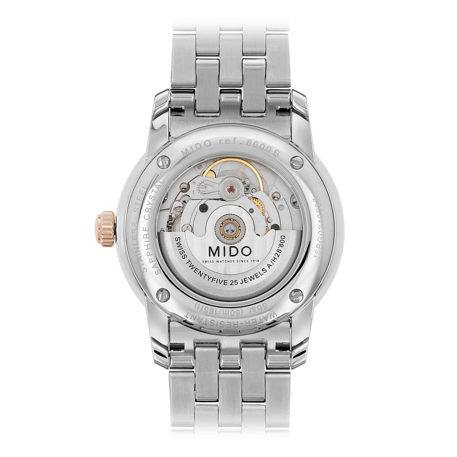 Часы Mido Baroncelli Gent M8600.9.N6.1 — механические, сталь металл