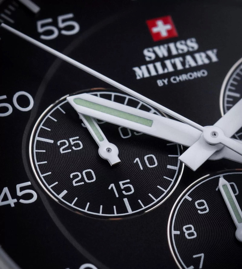 Часы Swiss Military by Chrono SM34076.01 — кварцевые, Швейцария, мужские