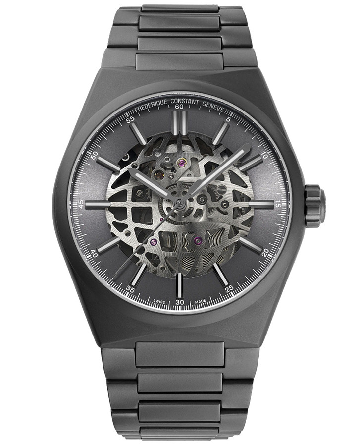Часы Frederique Constant Highlife Automatic Skeleton FC-310DGSKT4TNH6B — мужские, серый