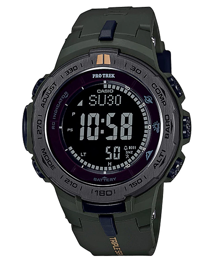 Часы Casio Pro Trek PRW-3100Y-3E — мужские, черный
