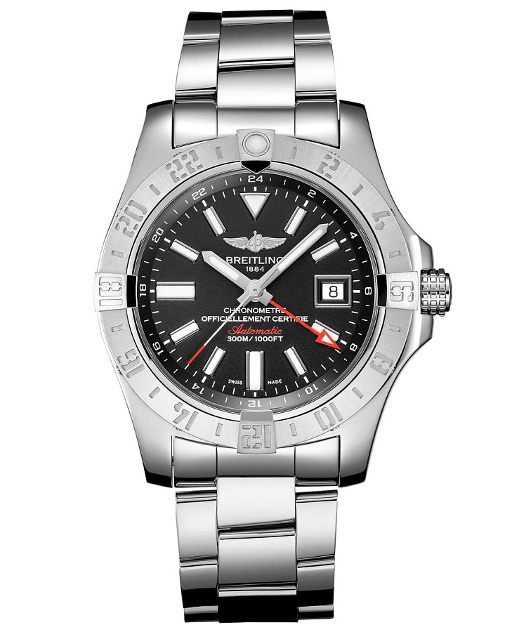 Часы Breitling Avenger II GMT A32390111B1A1 — мужские, черный