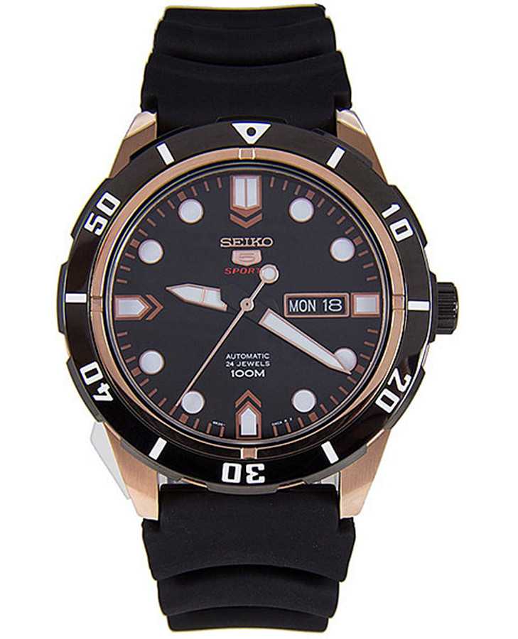 Часы Seiko 5 Sports SRP680K1S — мужские, черный