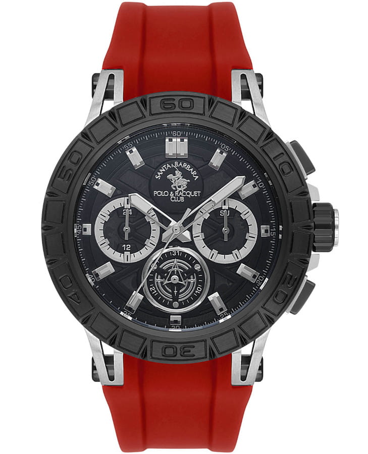 Часы Santa Barbara Polo & Racquet Club Prive SB.5.10004-6 — мужские, черный