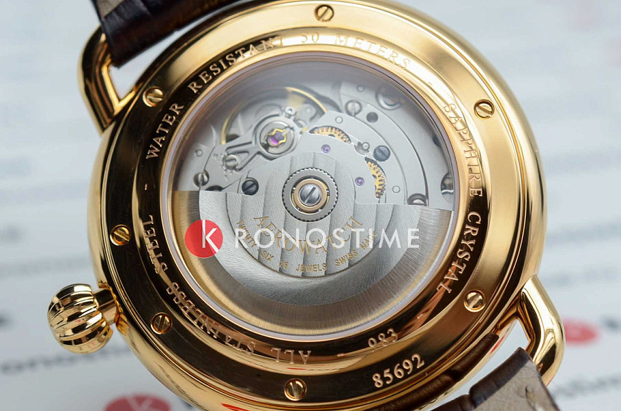 Часы Aerowatch 77983 RO01 — мужские, кожаный