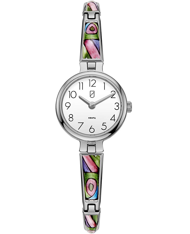 Часы УЧЗ Flora 1704B1B1-21 — женские, белый