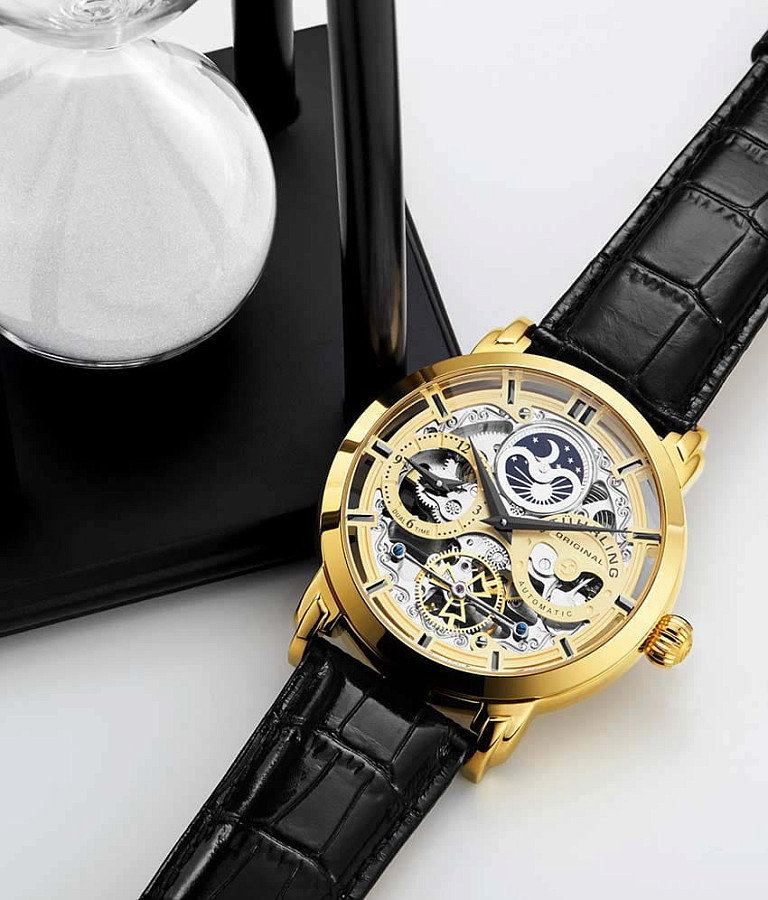 Часы Stuhrling Legacy 3924.2 — сталь металл, США