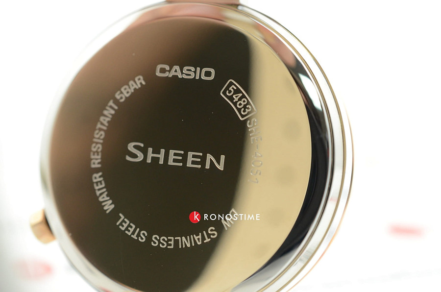 Часы Casio Sheen SHE-4051PGL-7A — Япония, кварцевые