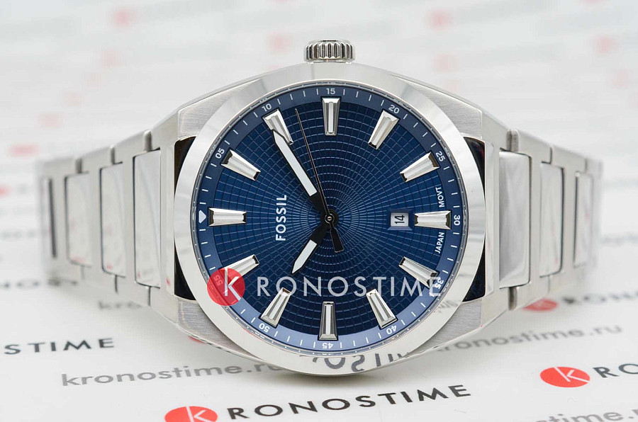 Часы Fossil Everett FS5822 — металл сталь, США