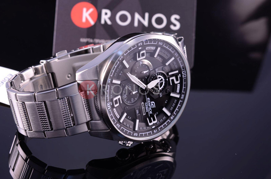 Часы Casio Edifice EFR-555D-1A — кварцевые, металл