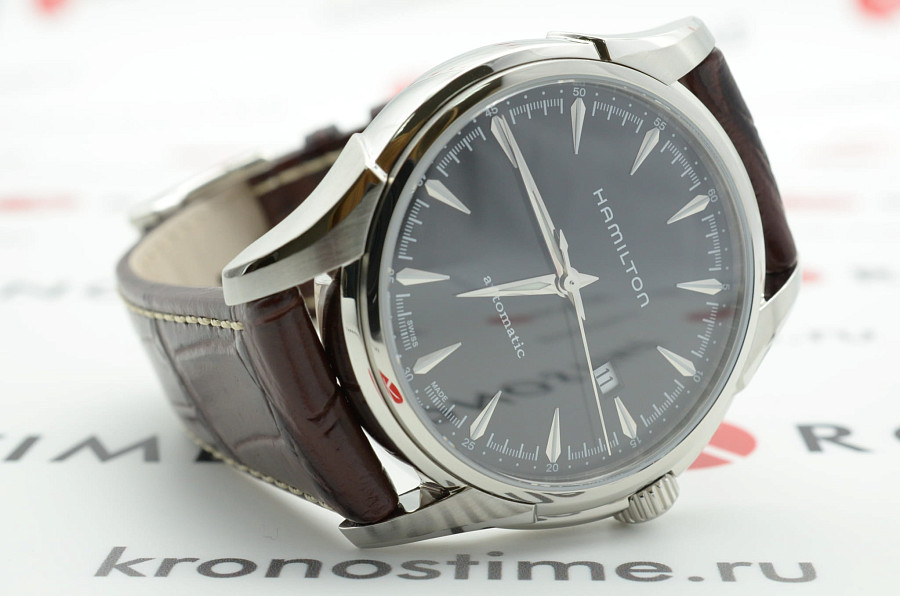 Часы Hamilton Jazzmaster Viewmatic Auto H32715531 — мужские, кожаный