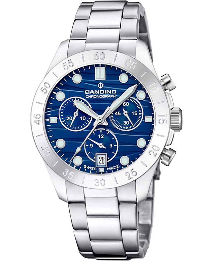 Часы Candino Chronos C4783/5 — женские, синий