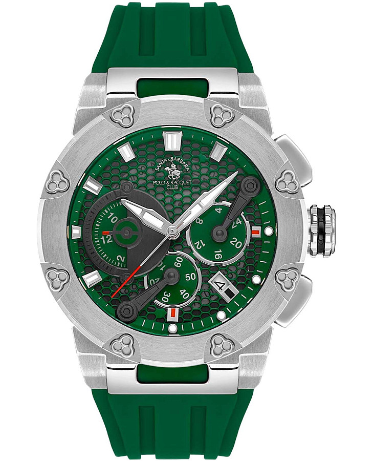 Часы Santa Barbara Polo & Racquet Club Prive SB.5.10001-2 — мужские, зеленый