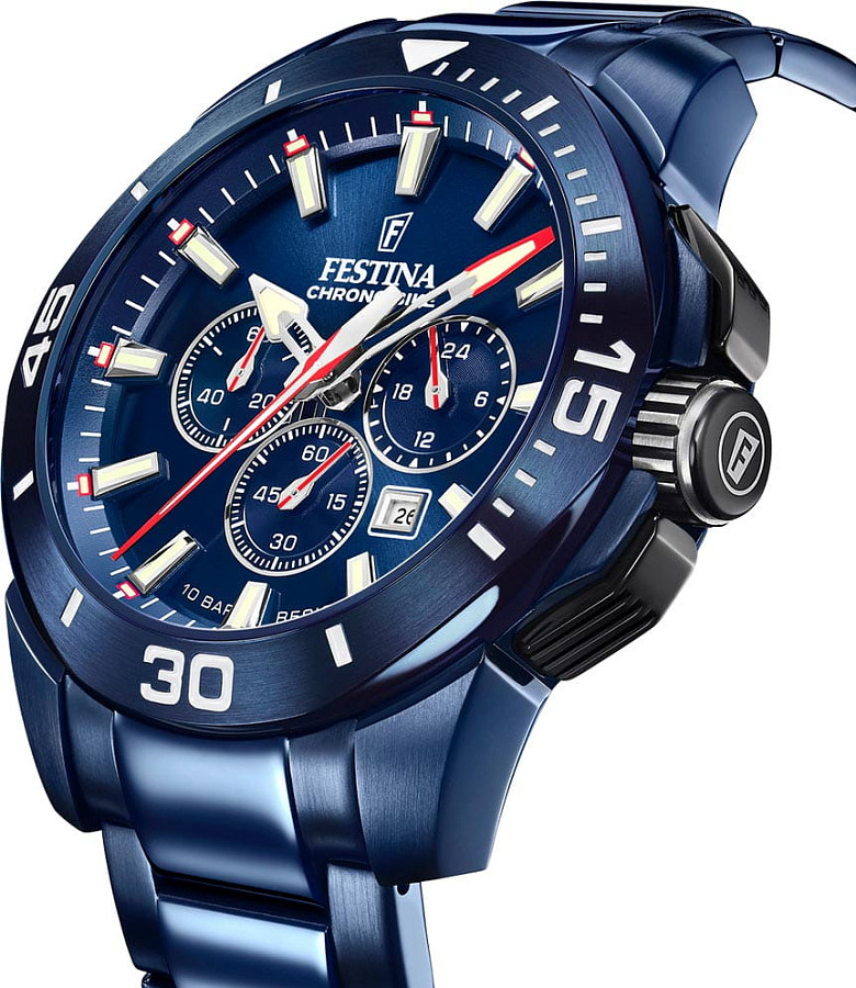 Часы Festina Chrono Bike F20643/1 — сталь c pvd покрытием, мужские