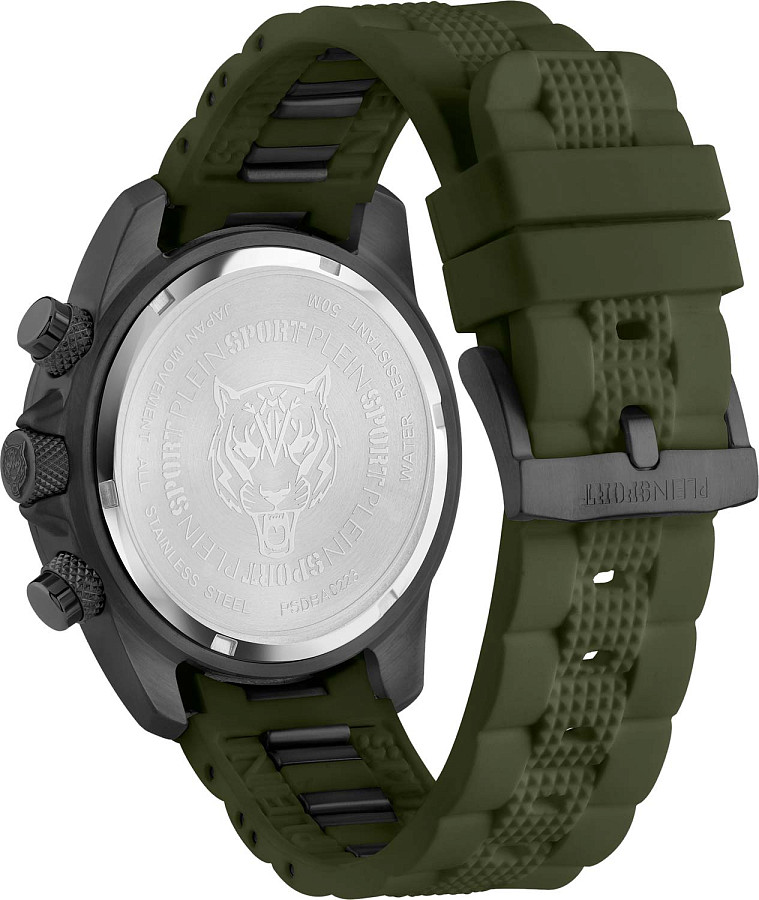 Часы Plein Sport Hurricane PSDBA0223 — сталь + силикон, мужские