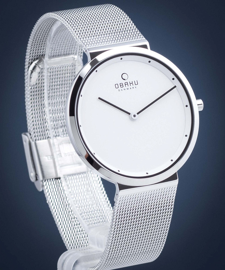Часы Obaku Ultra Slim V230LXCWMC — кварцевые, Дания, женские