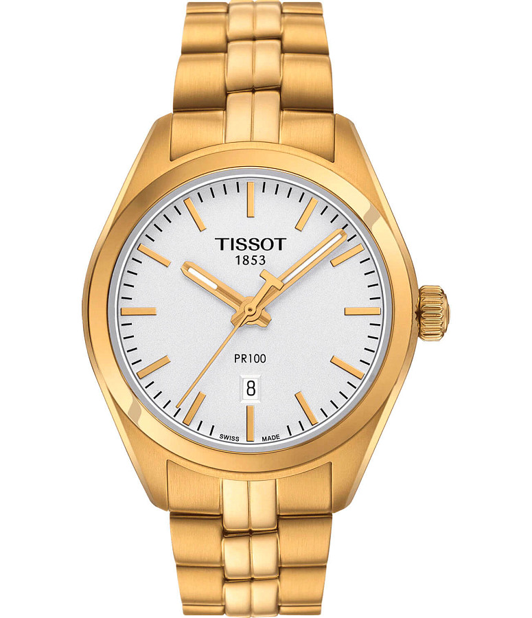 Часы Tissot PR 100 Lady T101.210.33.031.00 — женские, белый