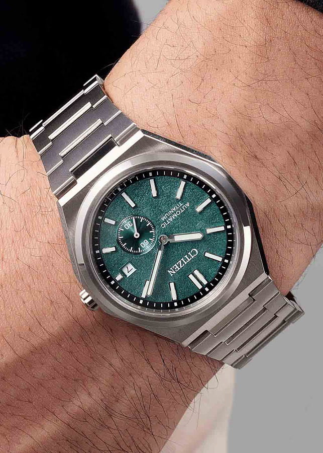 Часы Citizen Super Titanium NJ0180-80X — механические, титан