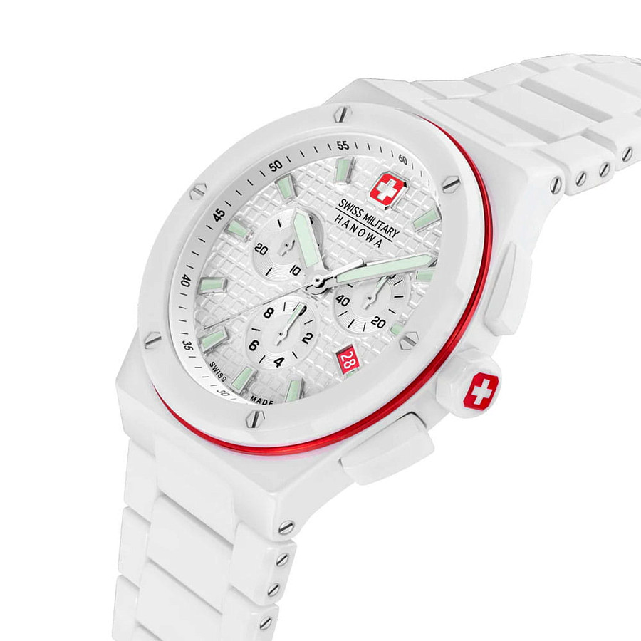 Часы Swiss Military Hanowa Sidewinder Ceramic SMWGI0002284 — кварцевые, керамика
