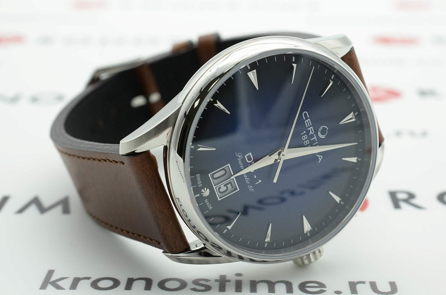 Часы Certina DS-1 Big Date Powermatic 80 C029.426.16.041.00 — кожаный, мужские