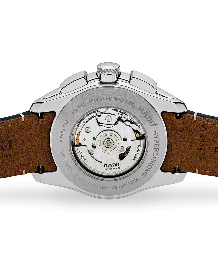 Часы Rado Hyperchrome Automatic Chronograph R32042155 — механические, керамика сталь металл