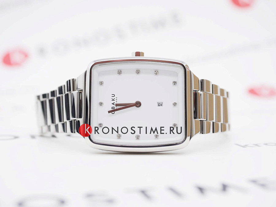 Часы Obaku Links V271LDCWSC — кварцевые, металл сталь