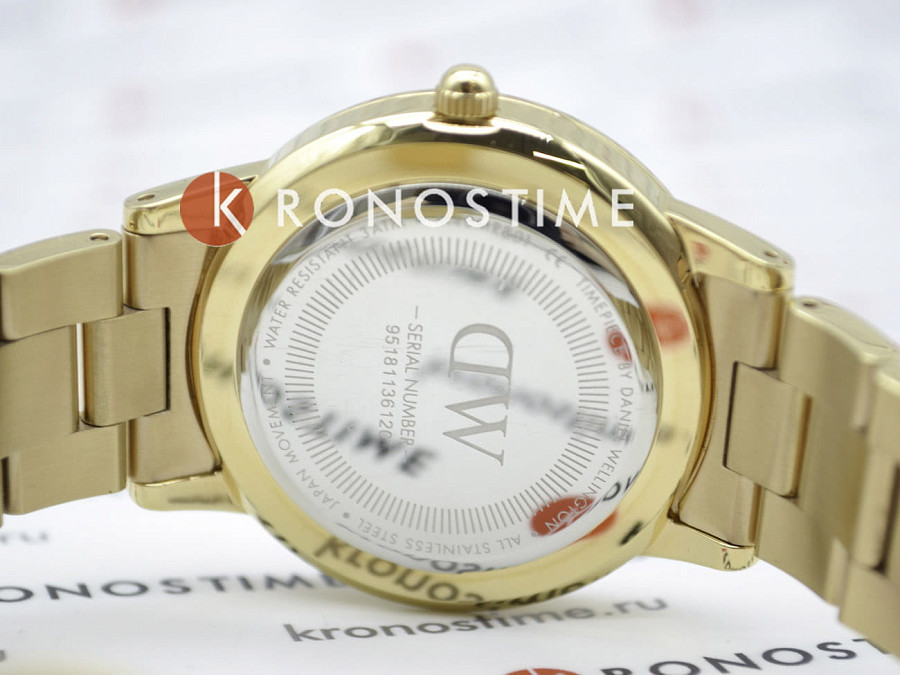 Часы Daniel Wellington Iconic Link DW00100344 — кварцевые, Швеция, мужские