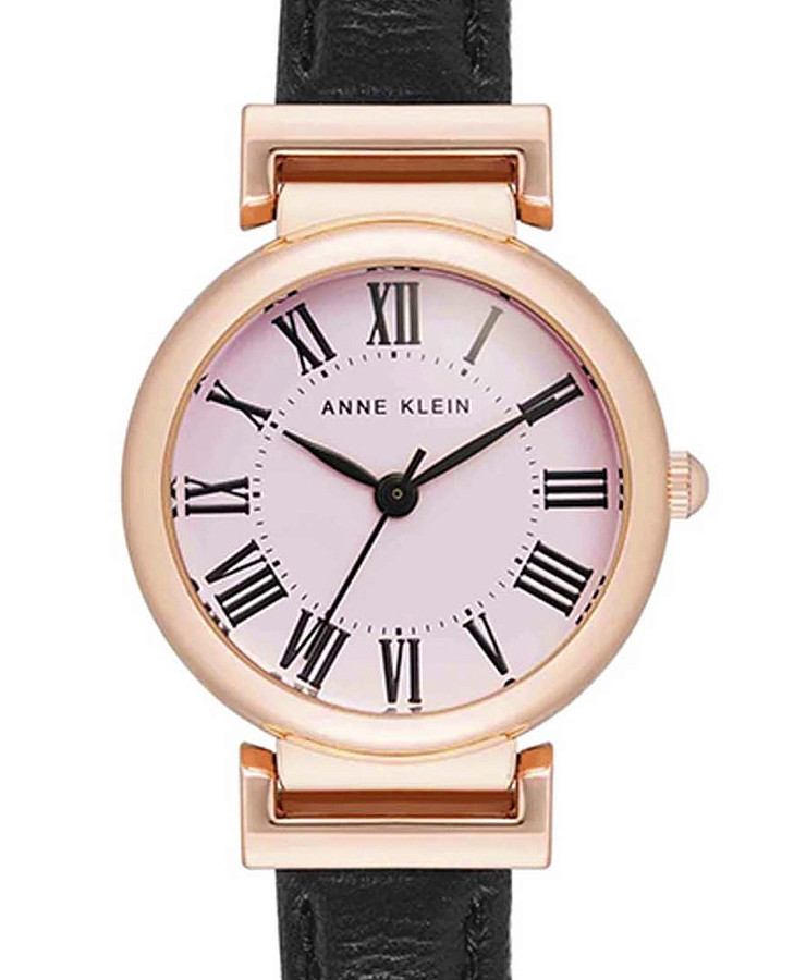 Часы Anne Klein 2246PKBK — кварцевые, металл