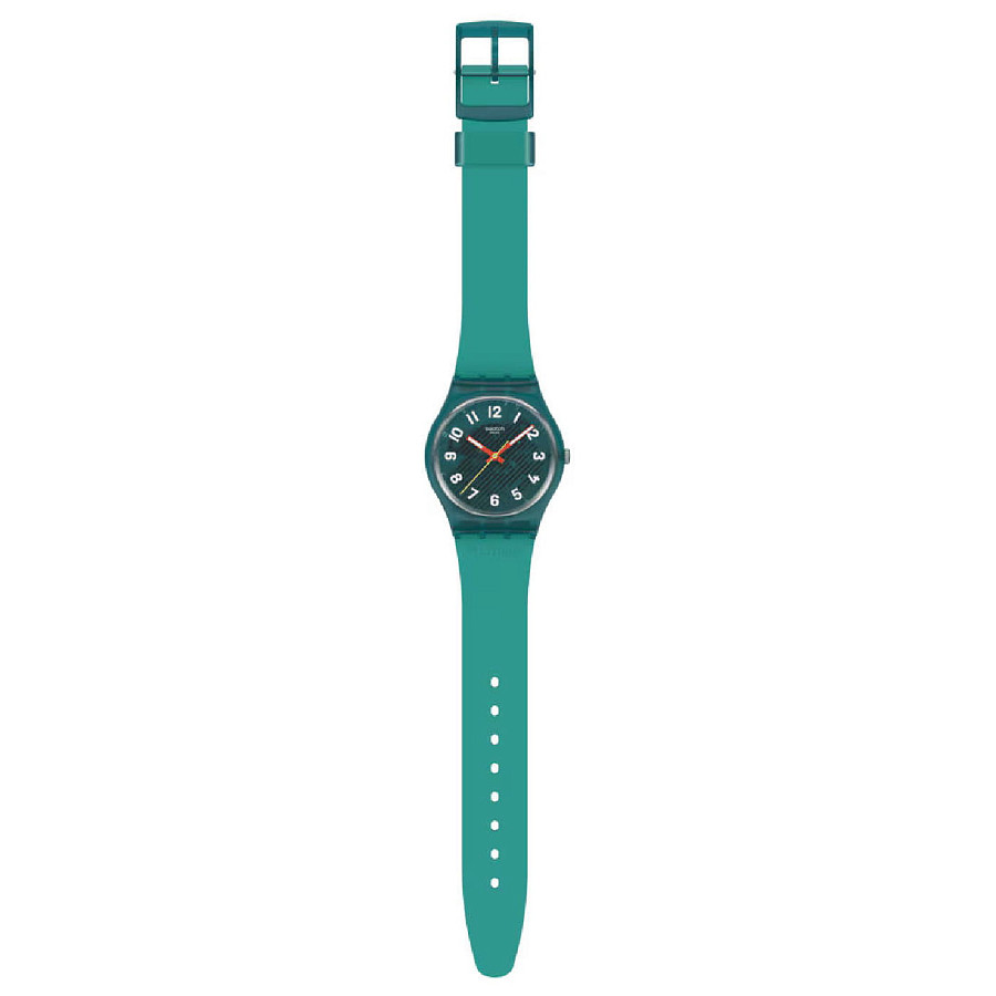 Часы Swatch Wavelengths Of Moss SO28L100 — зеленый, пластик