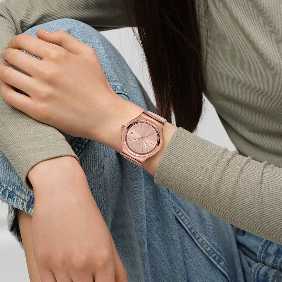 Часы Swatch Secret Moves YIG402 — механические, металл сталь