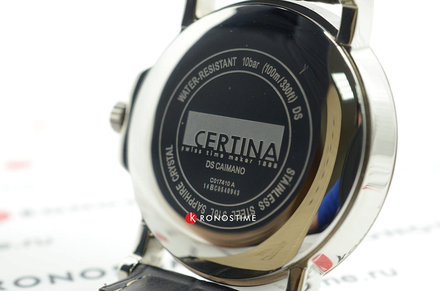 Часы Certina DS Caimano C017.410.16.037.00 — серебристый, металл сталь