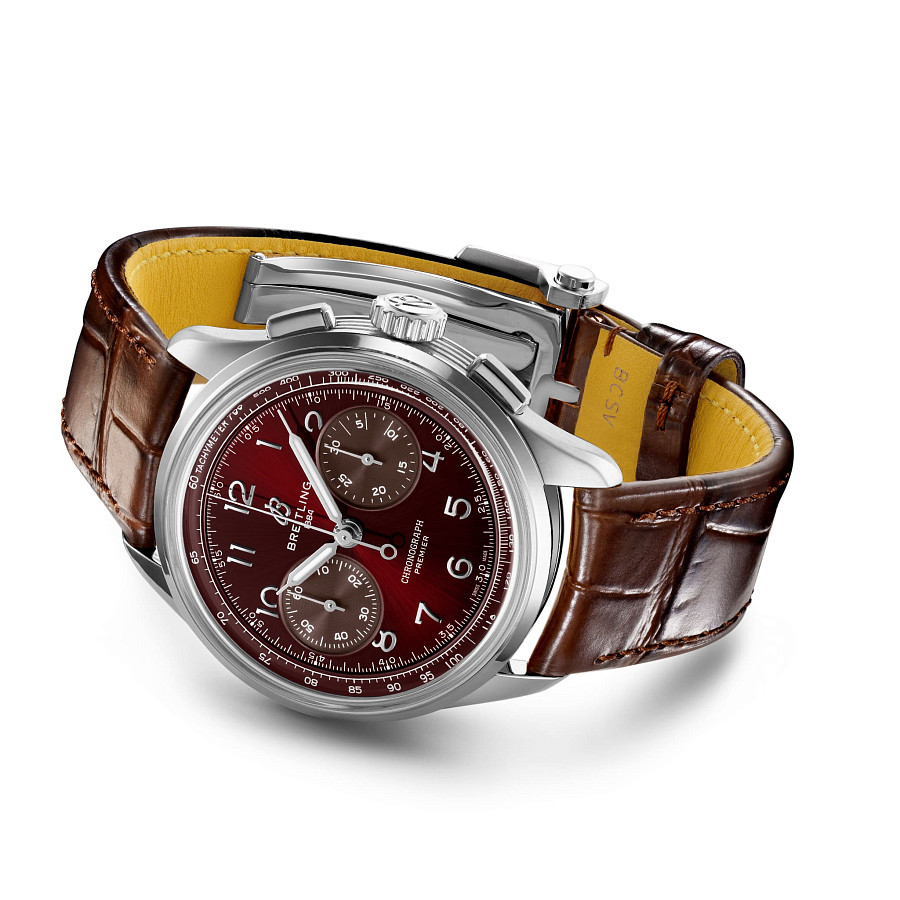 Часы Breitling Premier B09 Chronograph 40 AB0930D41K1P1 — сталь металл, Швейцария