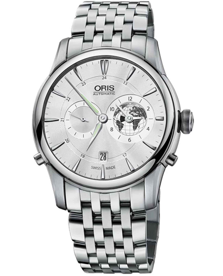 Часы Oris Artelier 01 690 7690 4081-Set MB — мужские, серебристый