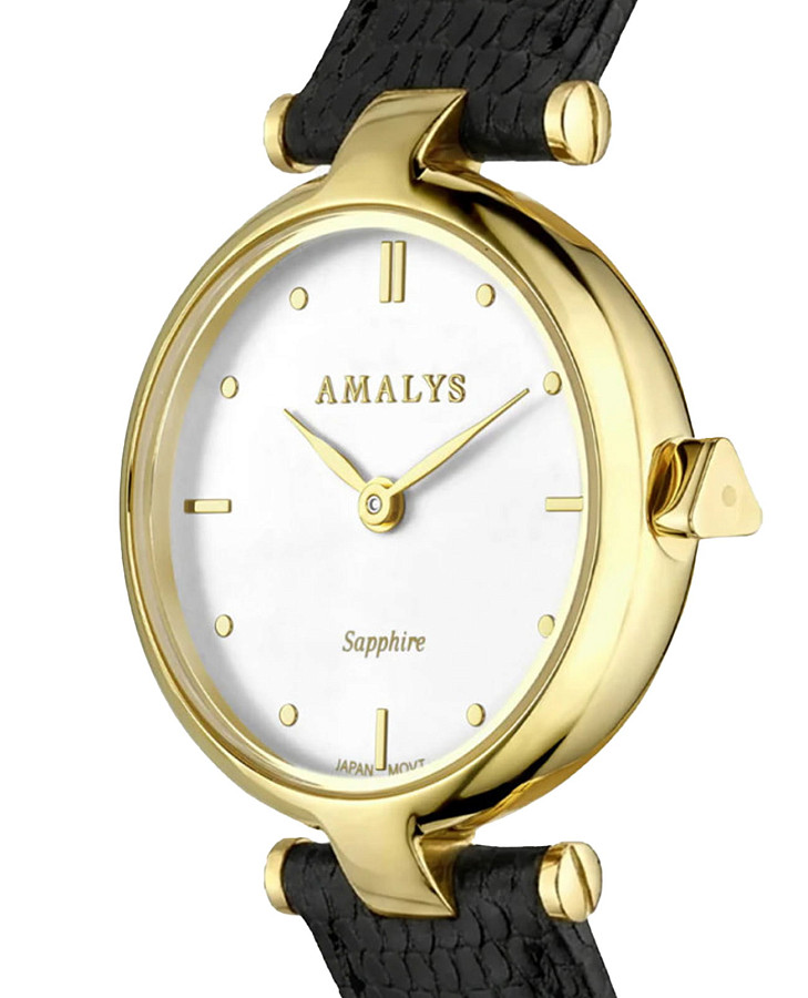 Часы Amalys Simone AMW-245 — белый, металл сталь