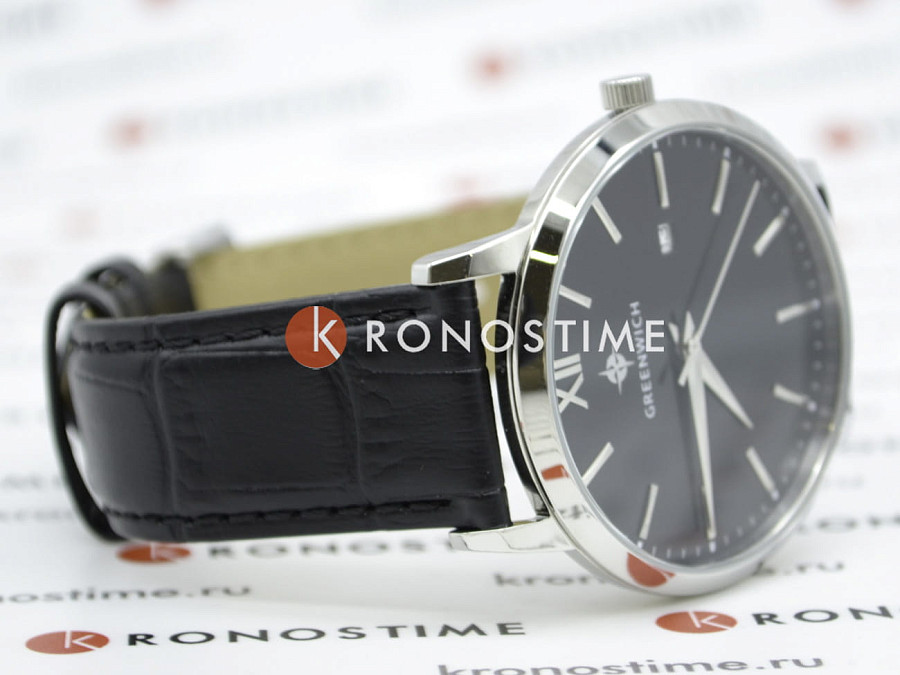 Часы Greenwich Brig GW 061.11.11 — кожаный, мужские