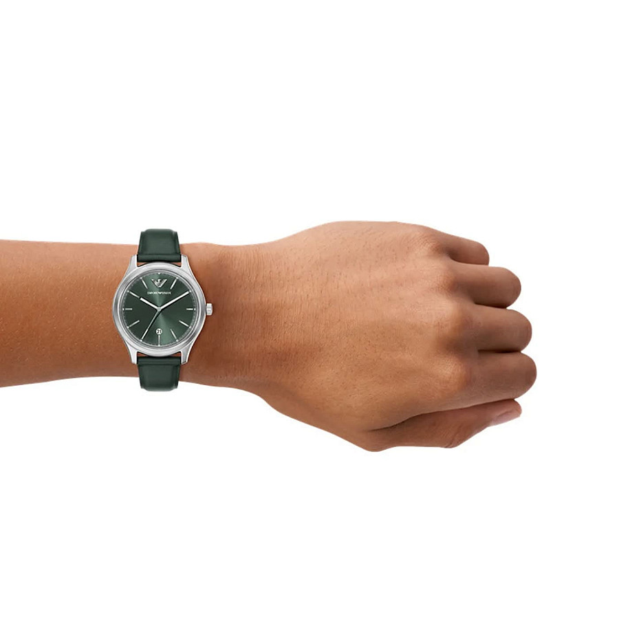 Часы Emporio Armani Dario AR11749 — зеленый, металл сталь
