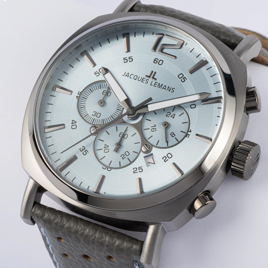 Часы Jacques Lemans Lugano 1-1645S — металл сталь, Австрия