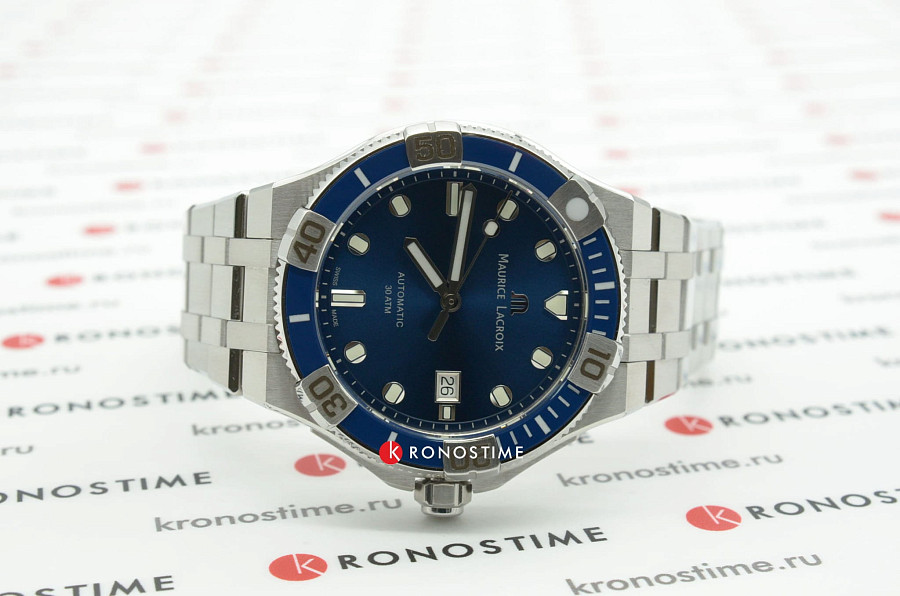 Часы Maurice Lacroix Aikon Venturer AI6058-SS002-430-1 — нержавеющая сталь, мужские