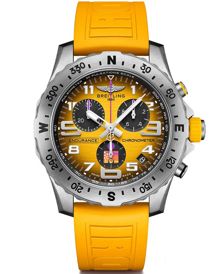 Часы Breitling Professional Endurance Pro IRONMAN® World Championship 2022 E823102A1I1S1 — мужские, желтый