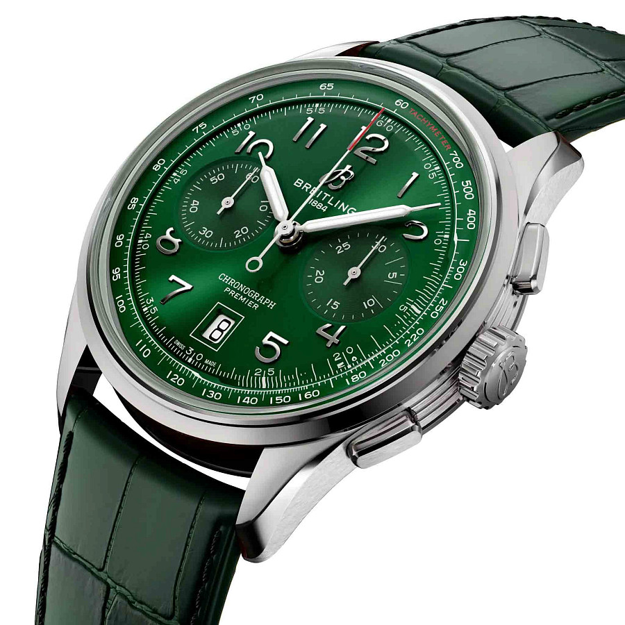 Часы Breitling Premier B01 Chronograph 42 AB0145371L1P2 — механические, металл сталь