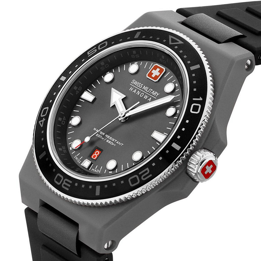 Часы Swiss Military Hanowa Ocean Pioneer SMWGN0001182 — кварцевые, сталь металл