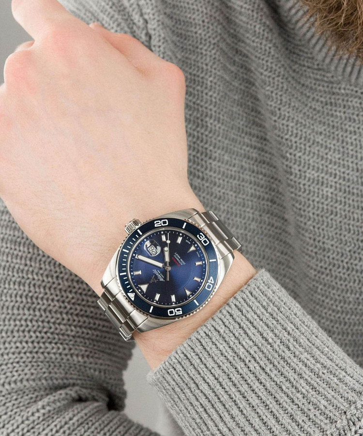 Часы Atlantic Mariner Automatic 80776.41.51 — механические, сталь металл