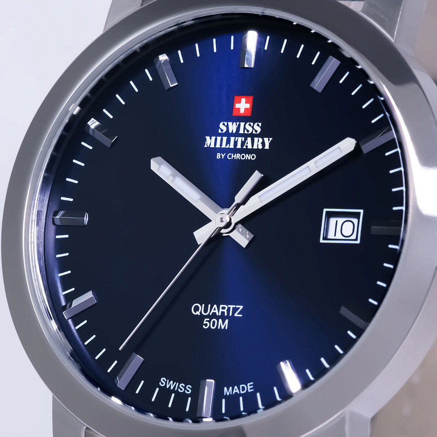 Часы Swiss Military by Chrono SM34083.06 — металл сталь, Швейцария