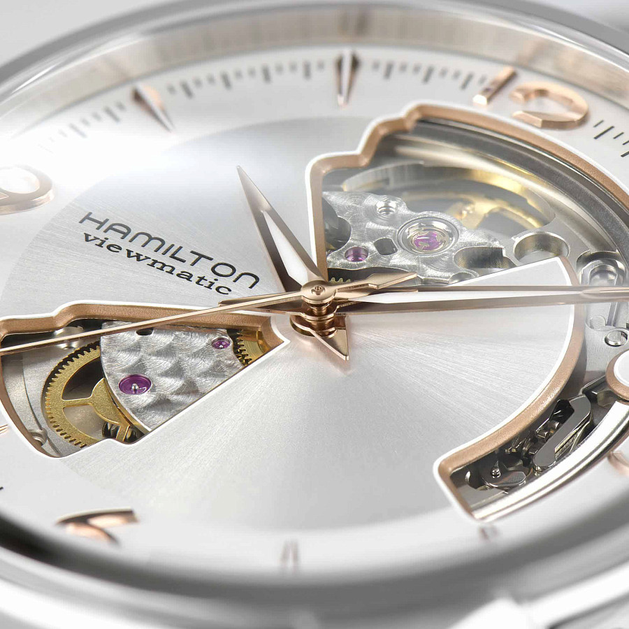 Часы Hamilton Jazzmaster Open Heart Auto H32565555 — механические, сталь
