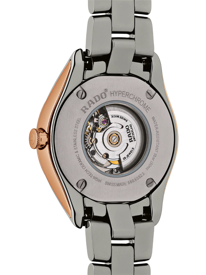 Часы Rado Hyperchrome Diamonds R32052302 — механические, металл сталь керамика