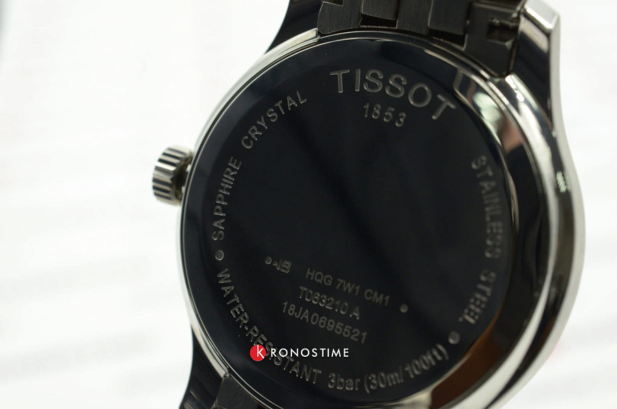 Часы Tissot Tradition Lady T063.210.11.057.00 — черный, сталь металл