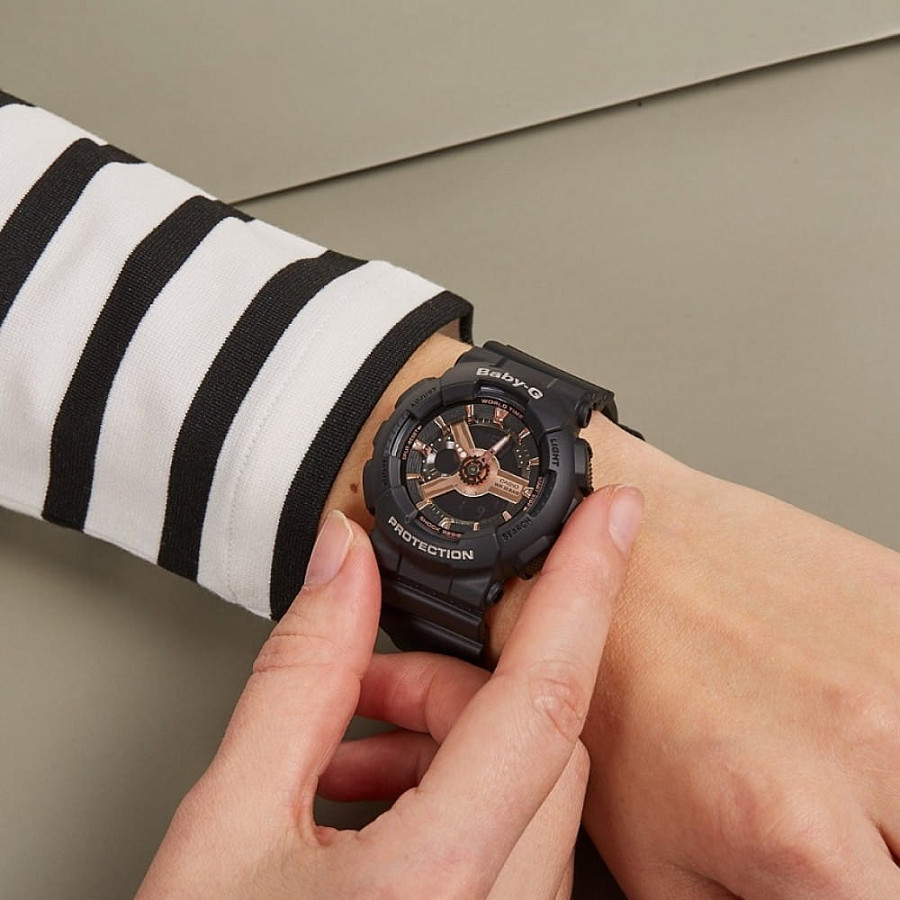 Часы Casio Baby-G BA-110RG-1AER — женские, пластик