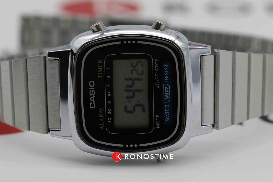 Часы Casio Collection LA670WA-1DF (LA670WA-1) — нержавеющая сталь, женские