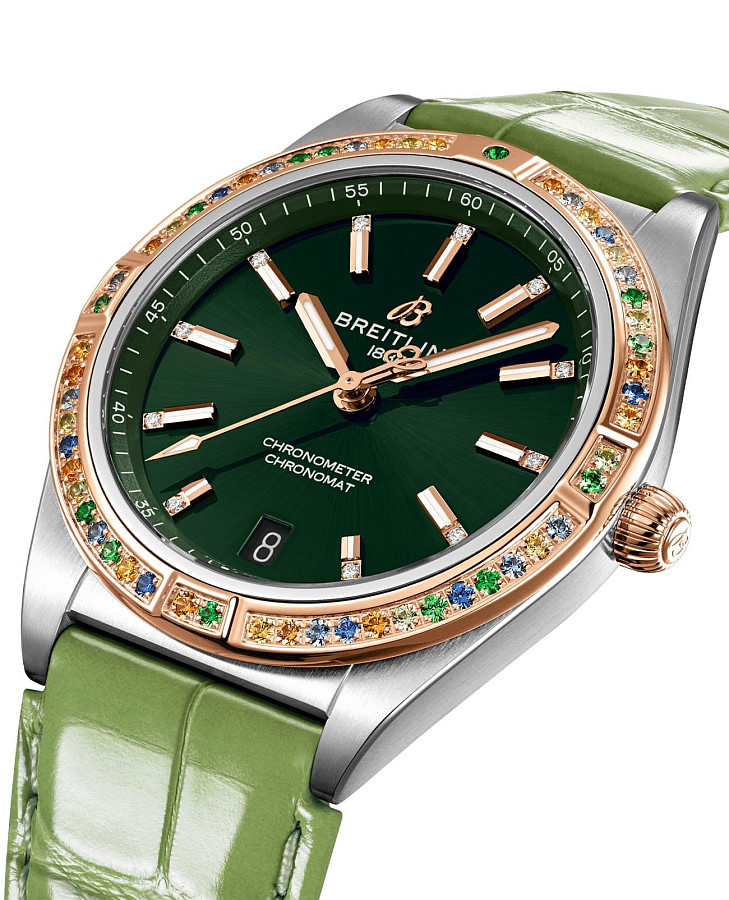 Часы Breitling Chronomat Automatic 36 South Sea U10380611L1P1 — механические, сталь металл
