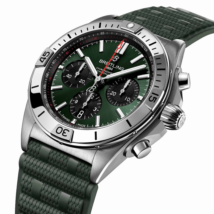 Часы Breitling Chronomat B01 42 AB0134101L2S1 — механические, сталь металл